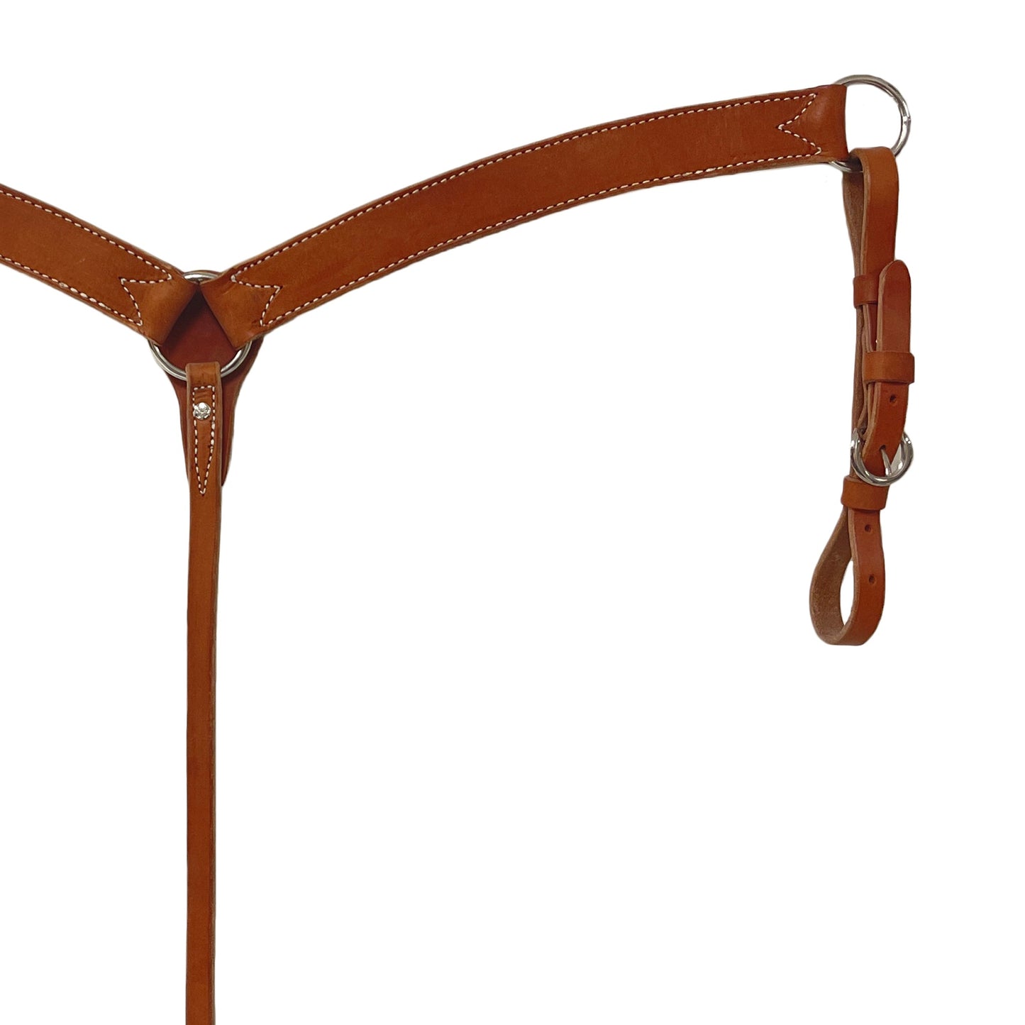 3022-HL 1-3/4" Contour breast collar harness leather