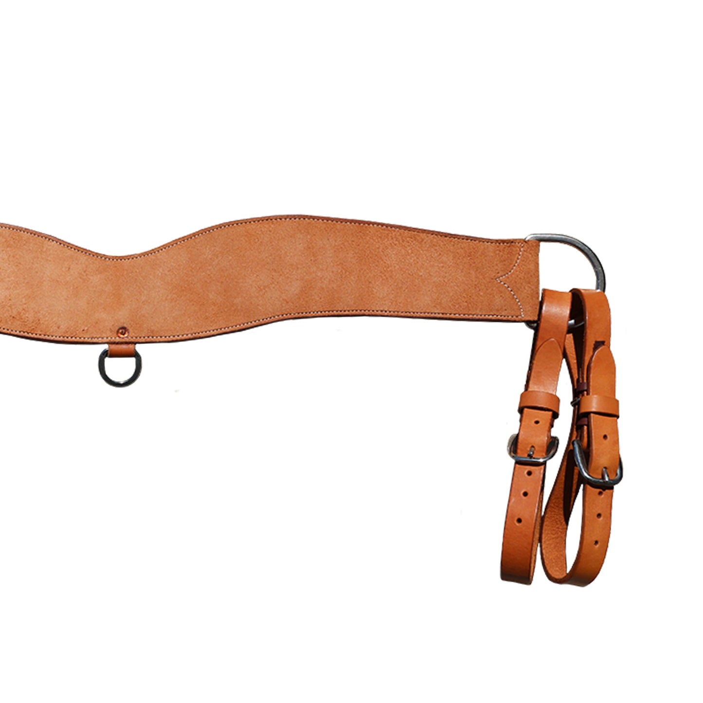 E-3817-RO 4" Elite tripping breast collar rough out golden leather