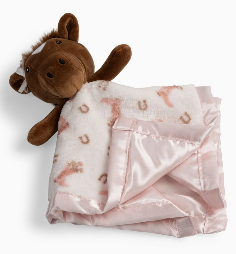 Howdy Bloomin' Boot Horse Security Blanket Lovey