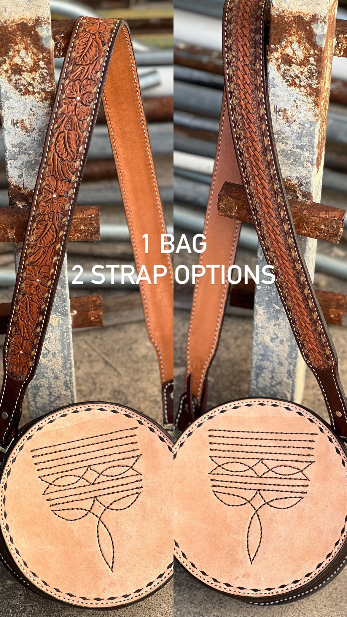 (PRE-ORDER ONLY!)The Cowboy Stitch Canteen bag- Golden