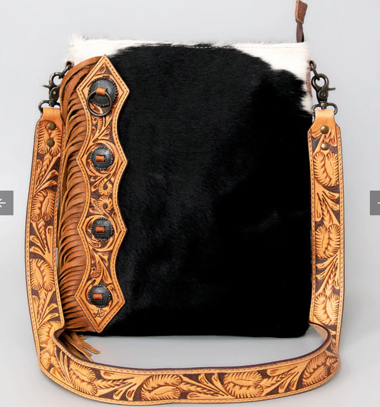 Cowhide Crossbody Bag